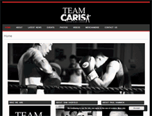 Tablet Screenshot of carisboxing.com